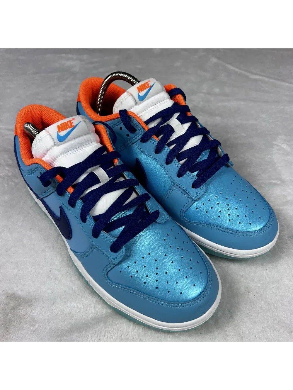 Nike Dunk Low SE Baltic Blue Total Orange Shoes Men's Size 9 HQ1538-416 New
